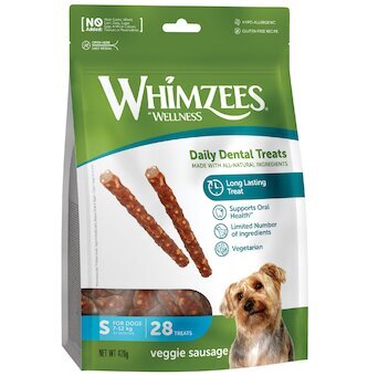 Whimzees veggie párek S 420g
