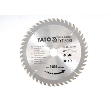 Yato Kotouč na dřevo 160 x 20 x 2,8 x 2.0 mm HW YT-60582