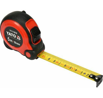 Yato Svinovací metr 5m x 19mm YT-71076