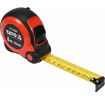 Yato Svinovací metr 8m x 25mm YT-71077