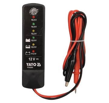 Yato tester autobaterií LED YT-83101