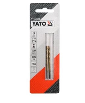 Yato Vrták do kovu HSS-TiN 2,5mm 2Ks YT-44633