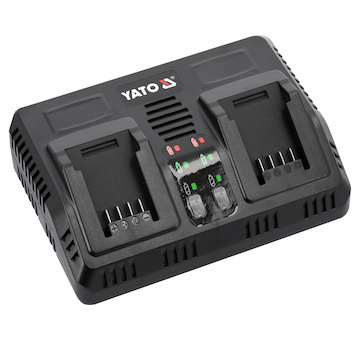 Yato YT-828499 Nabíječka na baterie dvojitá Li-ion 18V 2,2A