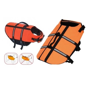Záchranná/plovací vesta pes XXL 45 cm