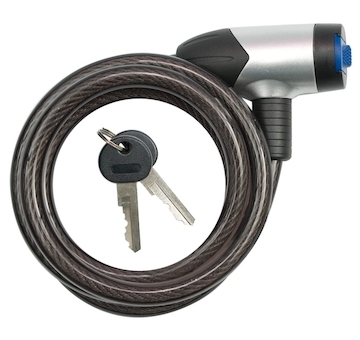 Zámek jízdního kola 1,2 m x 8 mm kov