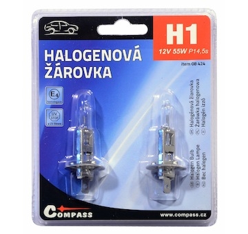Žárovka 12V  H1  55W P14,5s blister 2ks