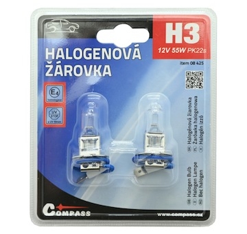 Žárovka 12V  H3  55W Pk22s blister 2ks