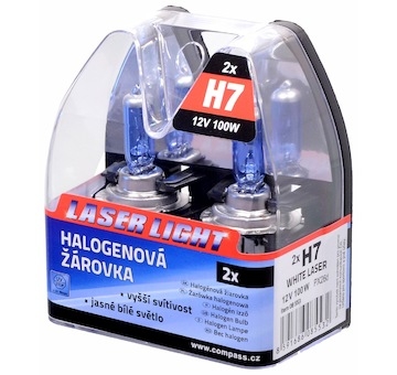 Žárovka 12V  H7  100W PX26d WHITE LASER  2ks