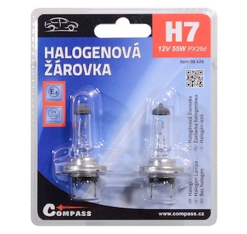 Žárovka 12V  H7  55W PX26d blister 2ks
