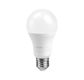 Žárovka LED klasická, 10W, 900lm, E27, teplá bílá, EXTOL LIGHT
