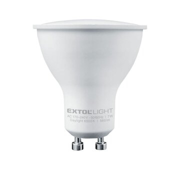 Žárovka LED reflektorová, 6W, 470lm, GU10, denní bílá, EXTOL LIGHT