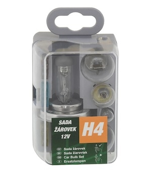 Žárovky servisní box univerzální H4 GREEN