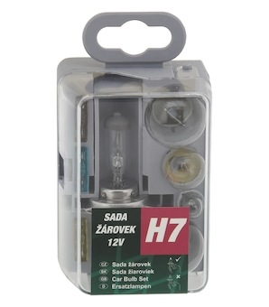 Žárovky servisní box univerzální H7 GREEN