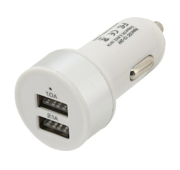 Zástrčka 2xUSB 5V/2100mA 12/24V