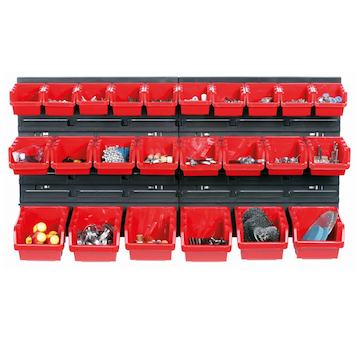 Závěsný organizér/držák s 30 boxy ORDERLINE KOR3 KISTENBERG