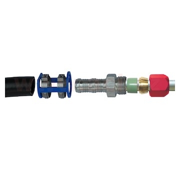 závitová spojka, hadice-trubka, přímá, hadice redukovaná G8 (10.32 mm), trubka 1/2