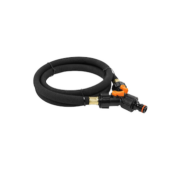 Zavlažovací kapací hadice AQUA-DROP, 1,5 m 1/2", s ventily, kruhová - BRADAS