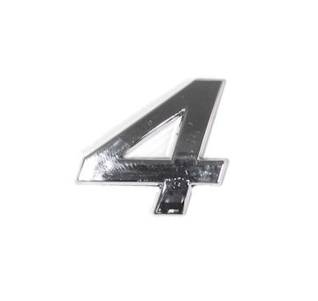 Znak 4 samolepící PLASTIC