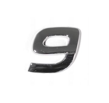 Znak 9 samolepící PLASTIC