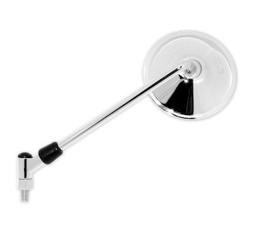 zpětné zrcátko chromové (závit pravý M10), Q-TECH, L=P