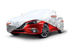 Autoplachta - velikost M stříbrná