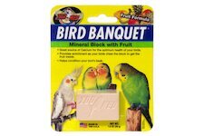 Bird Banquet minerální blok s ovocem S