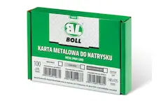 Boll Testovací karta na stříkání šedá