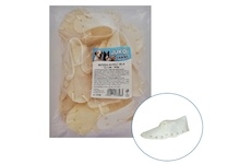 Botička z buvolí kůže bílá JUKO Snacks 12,5 cm (10 ks)