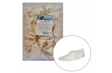 Botička z buvolí kůže bílá JUKO Snacks 7,5 cm (50 ks)