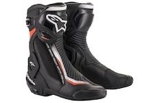 boty SMX Plus V2, ALPINESTARS (černá/bílá/červená fluo, vel. 40)