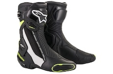 boty SMX Plus V2, ALPINESTARS (černá/bílá/žlutá fluo, vel. 36)