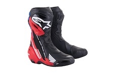 boty SUPERTECH R HONDA kolekce, ALPINESTARS (černá/červená fluo/modrá/bílá, vel. 43)