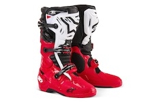 boty TECH 10 ENDURO, ALPINESTARS (červená/černá/bílá, vel. 47)