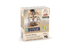 Bozita Cat kousky v omáčce s kuřecím a krůtím, tetrapak 370 g