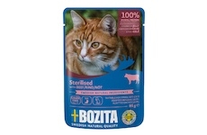 Bozita Cat Sterilised kousky v želé s hovězím, kapsička 85 g
