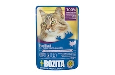 Bozita Cat Sterilised kousky v želé s krůtím, kapsička 85 g