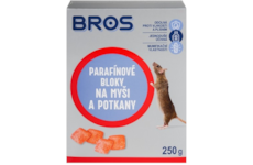 Bros parafínové bloky na myši, krysy a potkany 250g