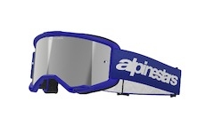 brýle VISION 3 WORDMARK, ALPINESTARS (modrá, zrcadlové stříbrné plexi) 2025