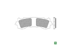brzdové destičky, NEWFREN (směs ROAD TOURING SINTERED) 2 ks v balení