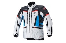 bunda BOGOTA PRO DRYSTAR HONDA kolekce, ALPINESTARS (světle šedá/červená fluo/modrá/černá, vel. S)