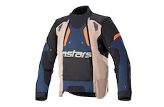 bunda HALO DRYSTAR, ALPINESTARS (tmavě modrá/khaki/oranžová/černá, vel. XL)