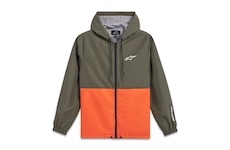 bunda SPEEDED WINDBREAKER, ALPINESTARS (zelená/oranžová, vel. XL)