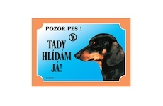 Cedulka Dafiko JEZEVČÍK hladkosrstý tmavý