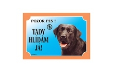 Cedulka Dafiko LABRADOR černý