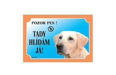 Cedulka Dafiko LABRADOR světlý