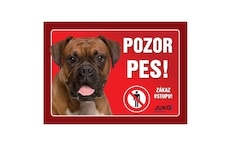Cedulka Juko BOXER