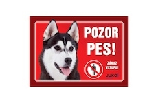 Cedulka Juko HUSKY / MALAMUT