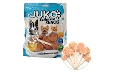 Chicken & Codfish Lollipop JUKO Snacks 250 g