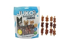 Chicken, Duck & Liver wrap Rawhide JUKO Snacks 250 g