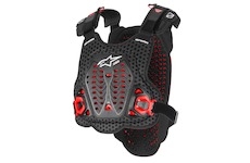 chránič hrudi A-5 PLASMA, ALPINESTARS (černá/červená/bílá, vel. M/L)
